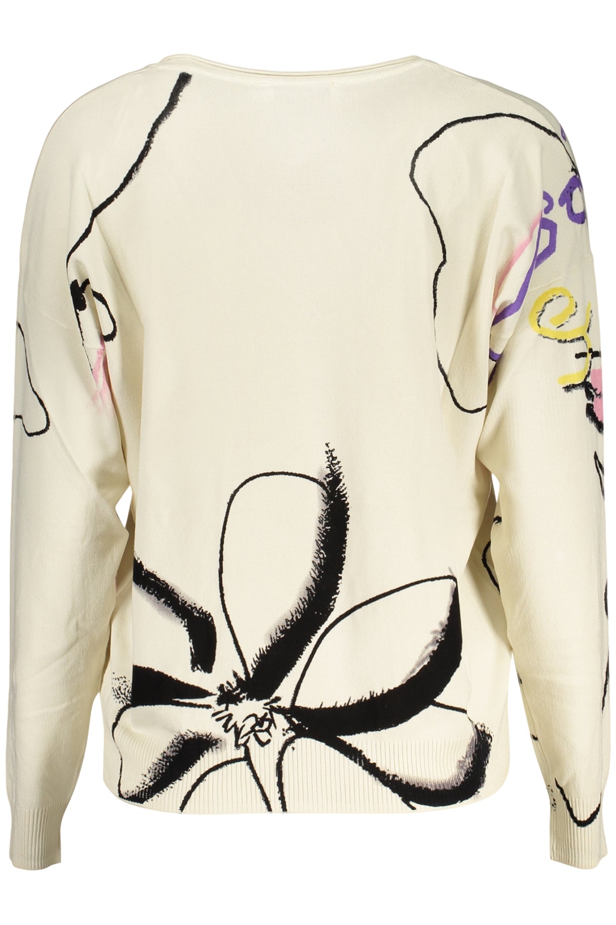 Camisola DESIGUAL de mulher branca