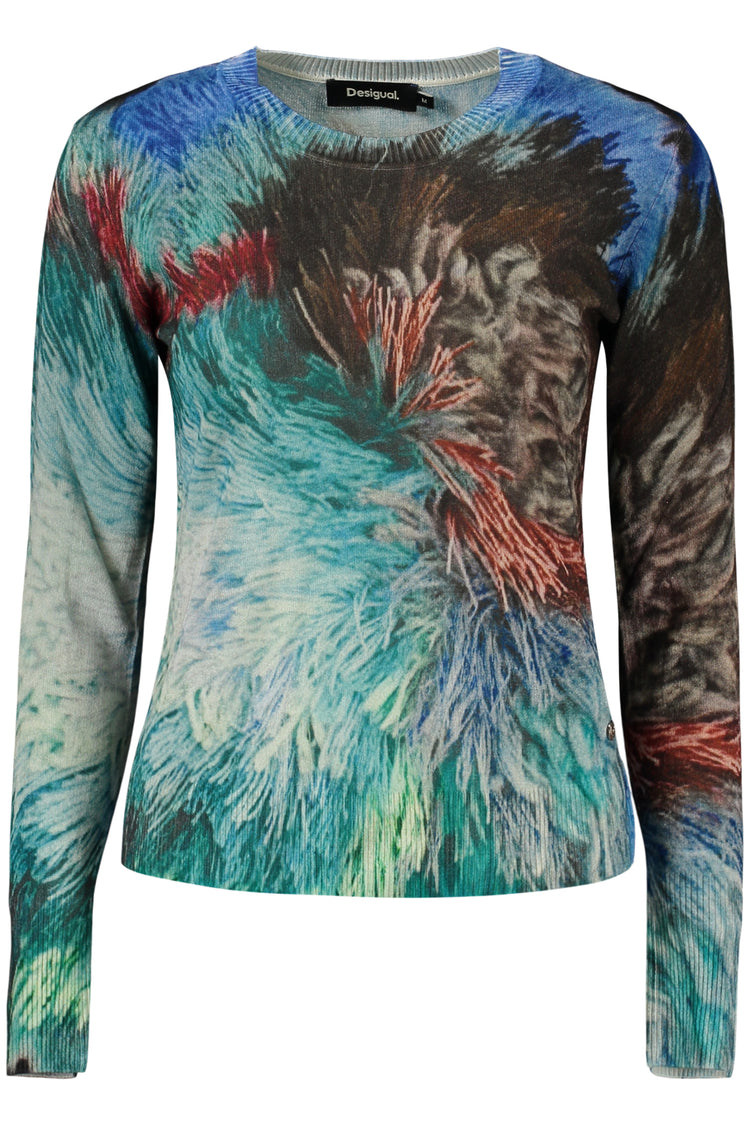 Camisola DESIGUAL de mulher azul
