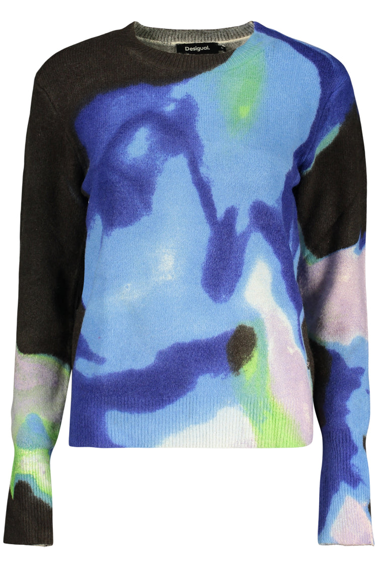Camisola DESIGUAL de mulher azul