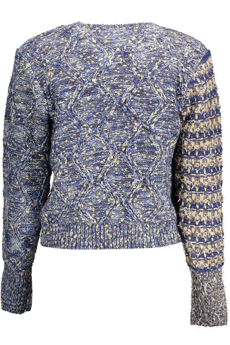 Camisola DESIGUAL de mulher azul