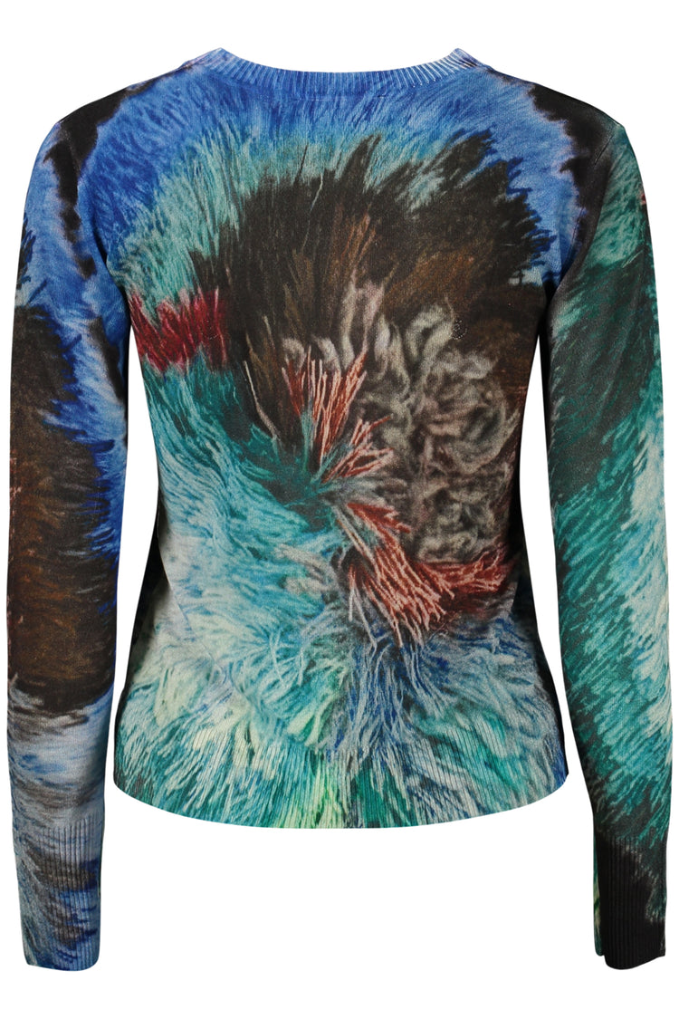 Camisola DESIGUAL de mulher azul