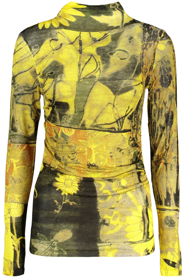 Camisola DESIGUAL de mulher amarela