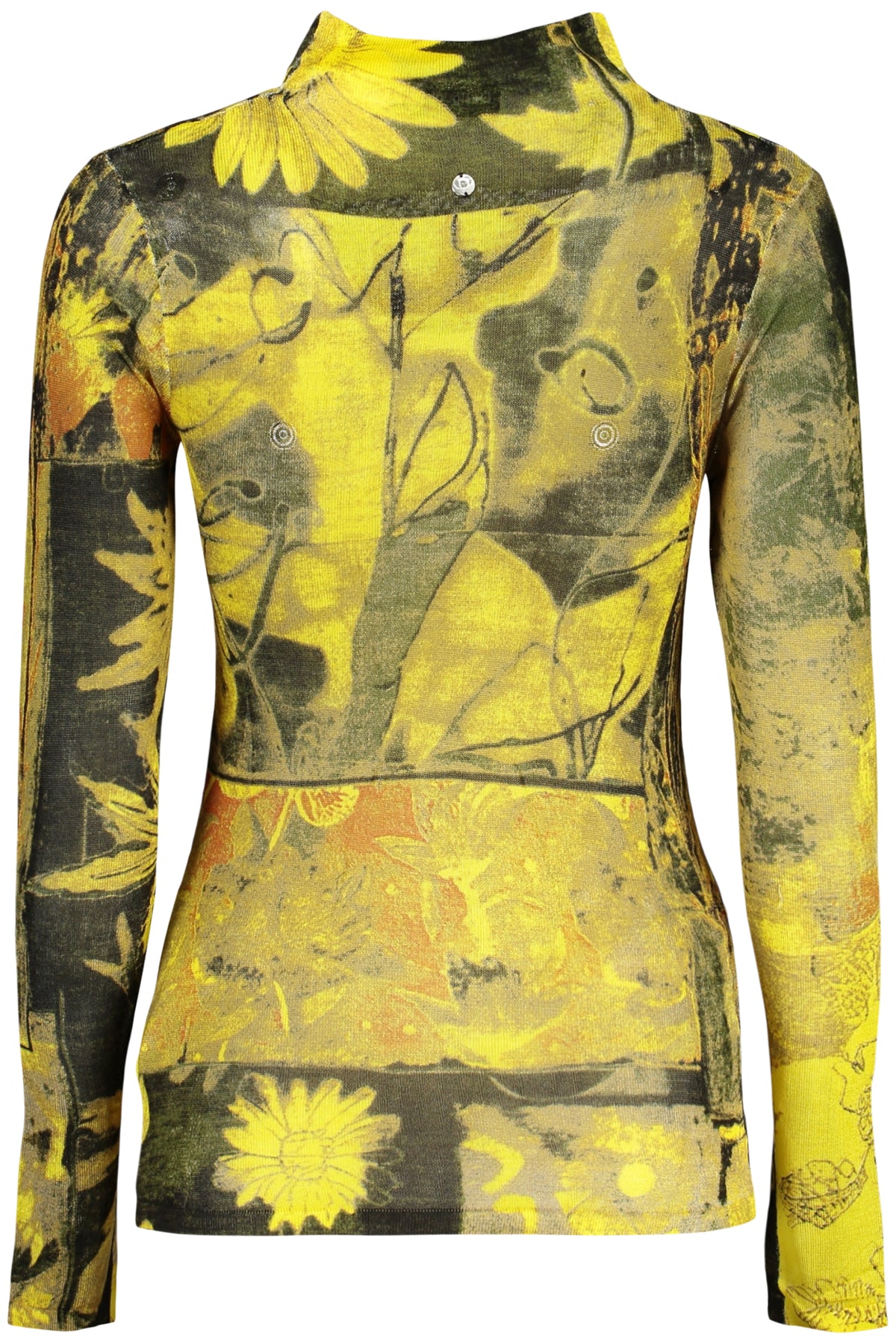 Camisola DESIGUAL de mulher amarela