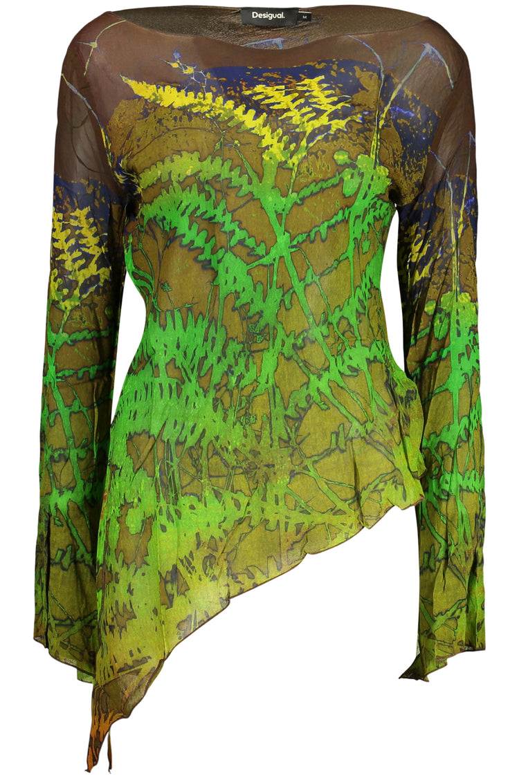 Camisola DESIGUAL de mulher castanha