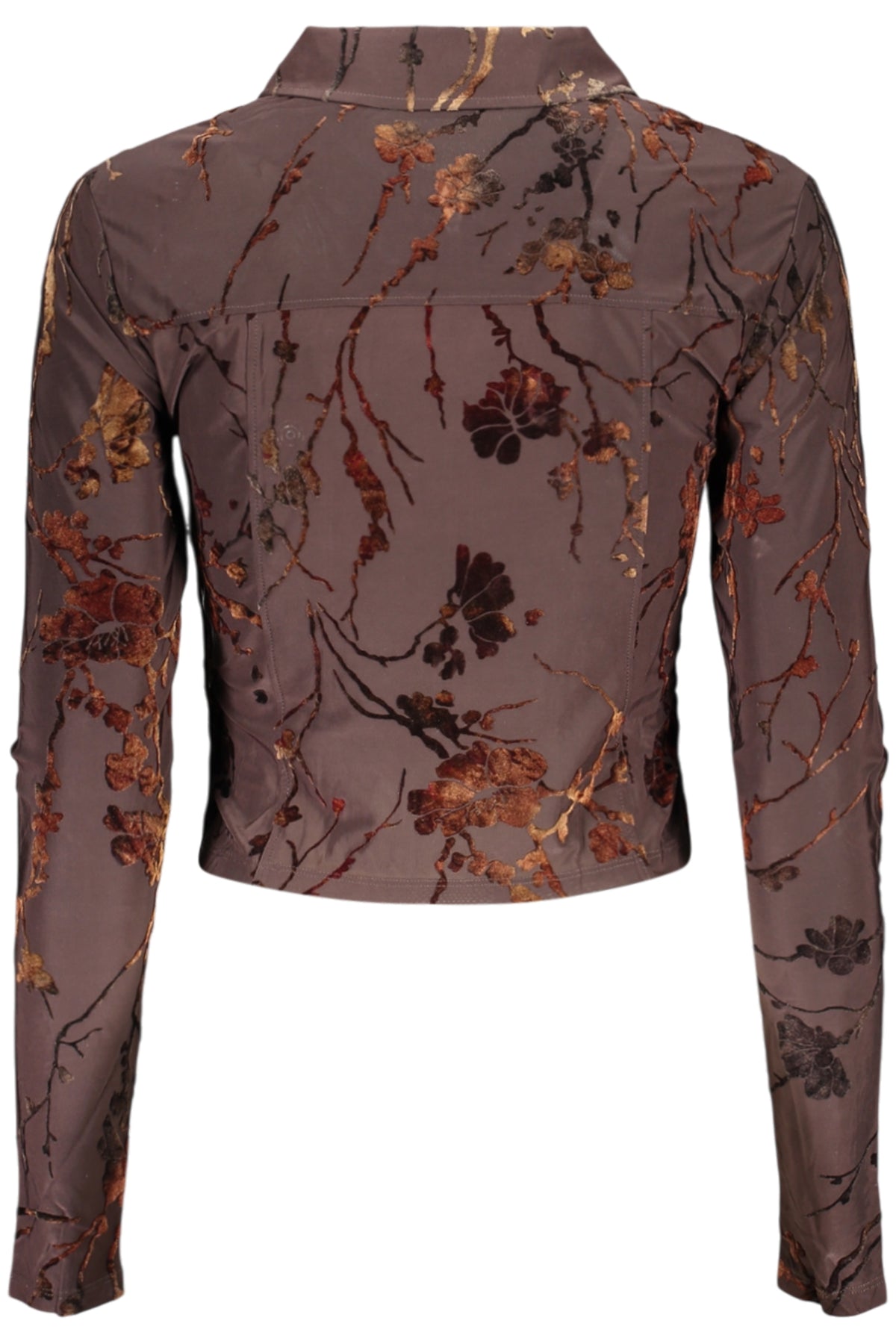 Camisola DESIGUAL de mulher castanha