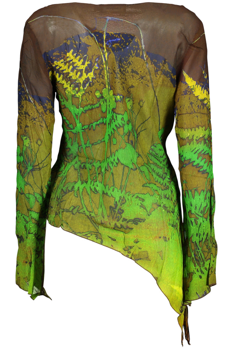 Camisola DESIGUAL de mulher castanha