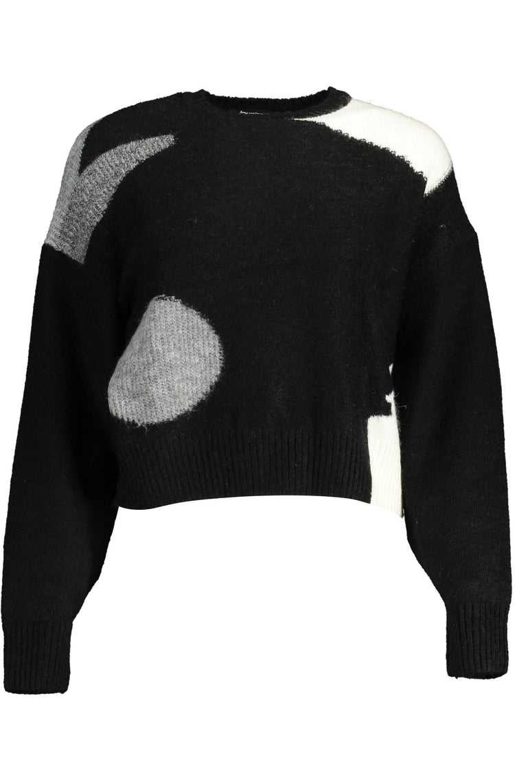 Camisola DESIGUAL de mulher preta