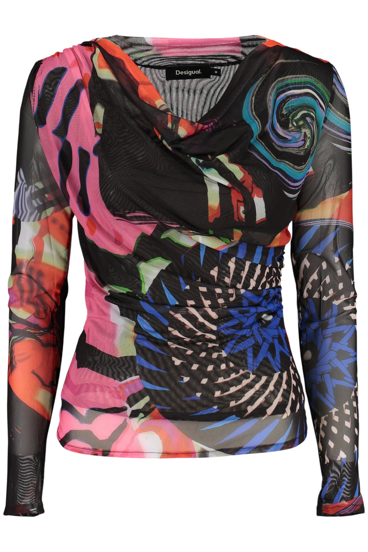 Camisola DESIGUAL de mulher preta