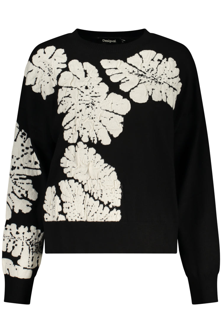Camisola DESIGUAL de mulher preta