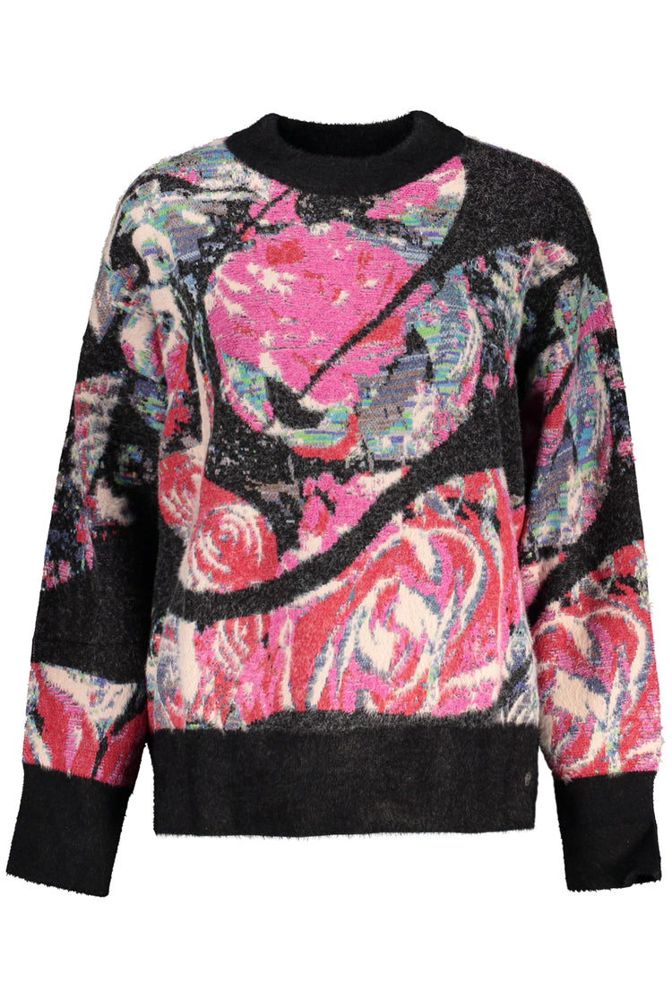Camisola DESIGUAL de mulher preta