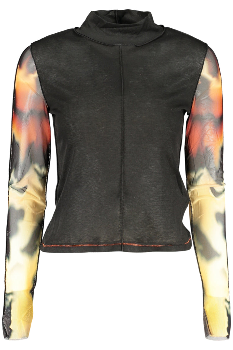 Camisola DESIGUAL de mulher preta
