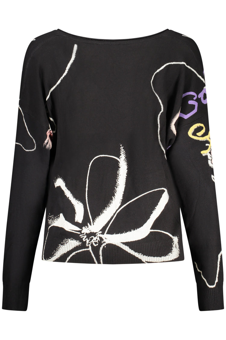 Camisola DESIGUAL de mulher preta