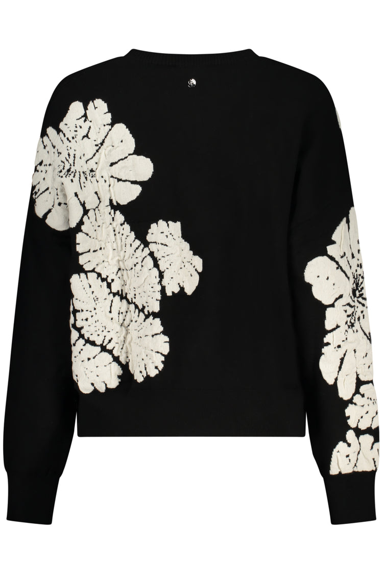 Camisola DESIGUAL de mulher preta