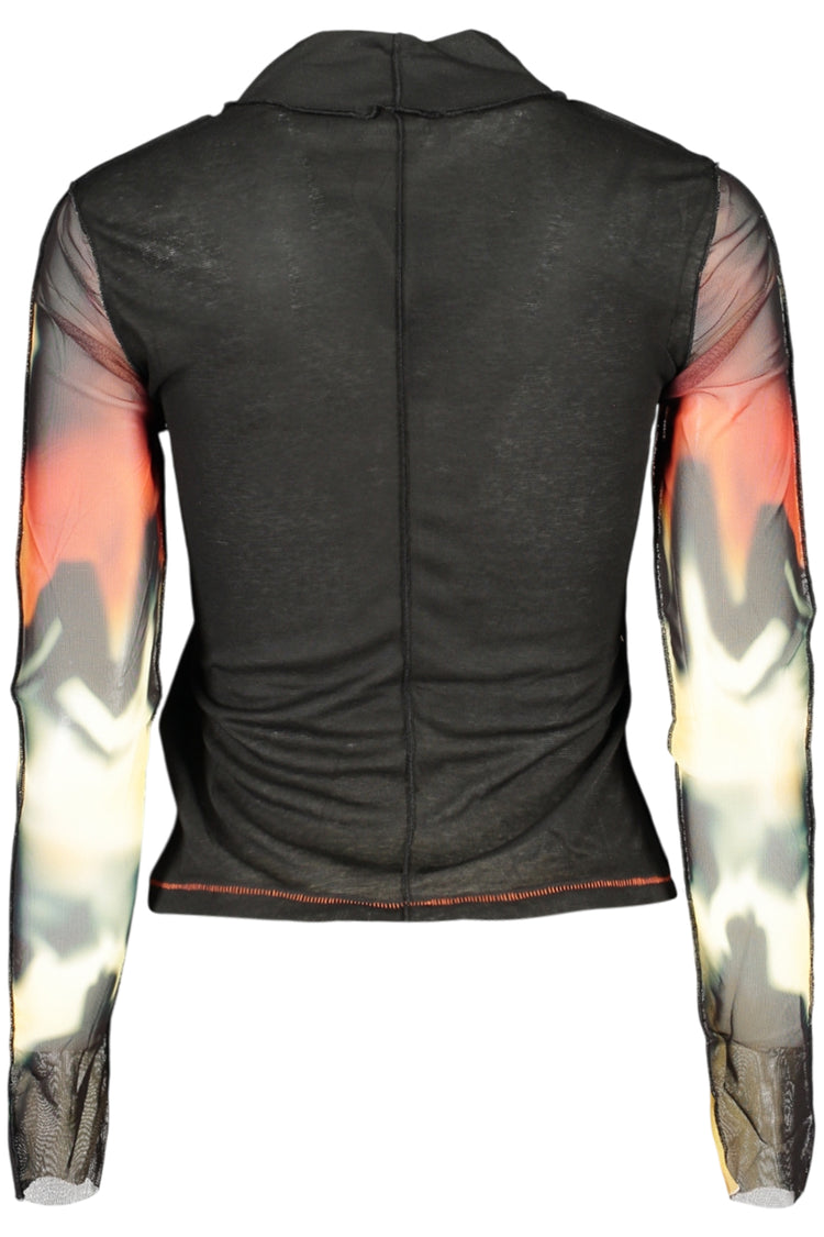 Camisola DESIGUAL de mulher preta