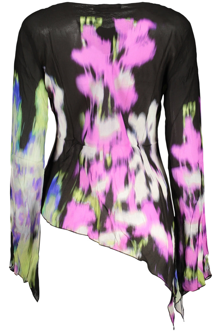 Camisola DESIGUAL de mulher preta