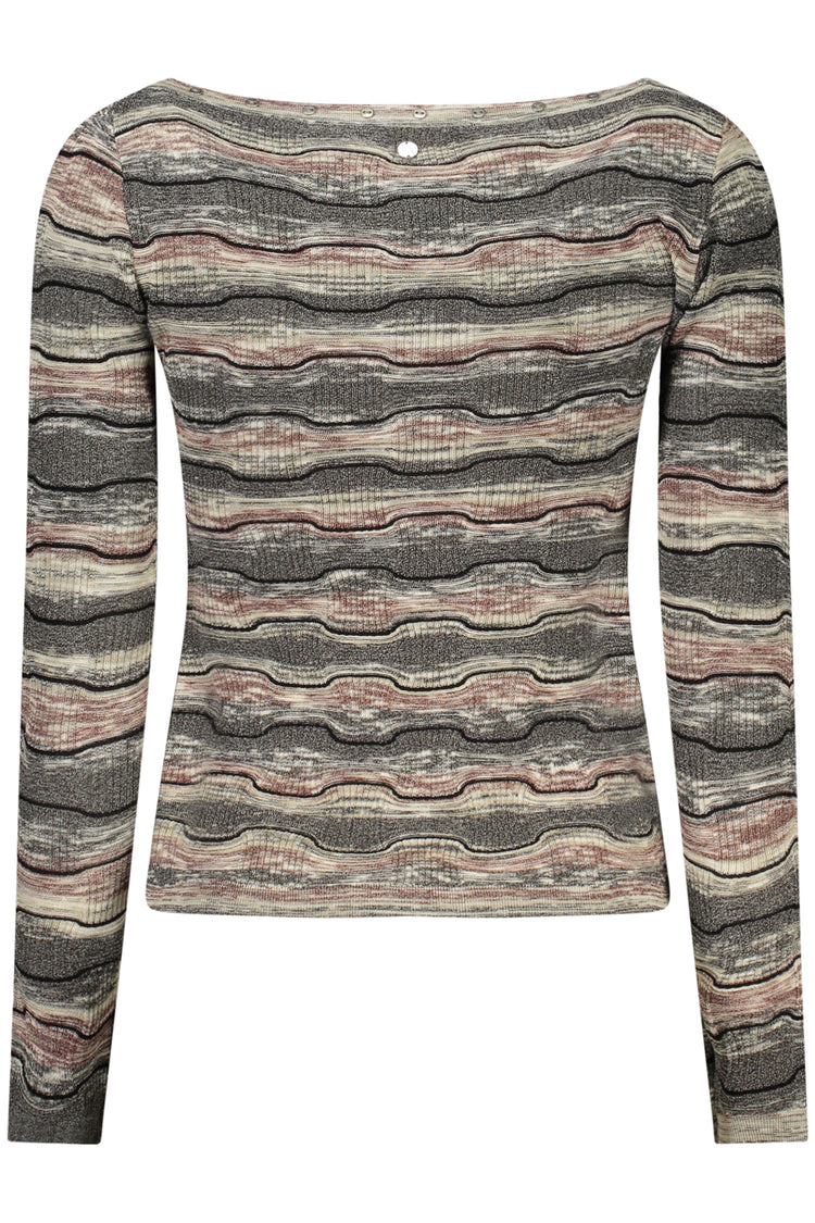 Camisola DESIGUAL de mulher preta