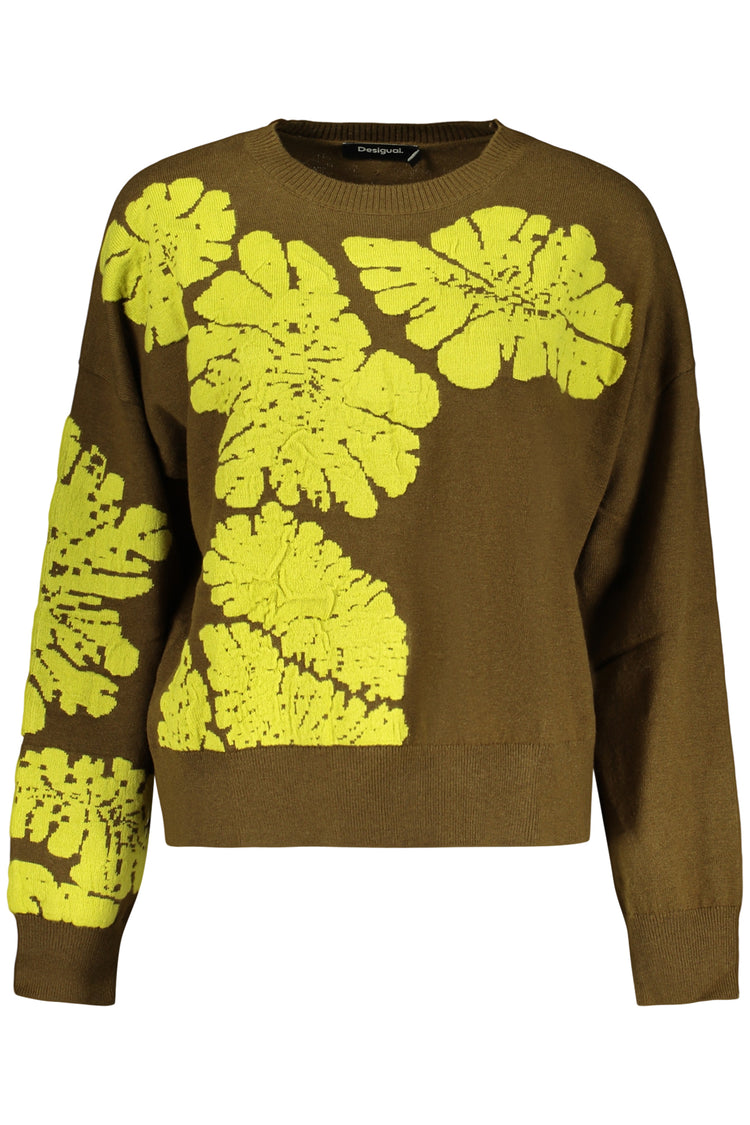 Camisola DESIGUAL de mulher verde