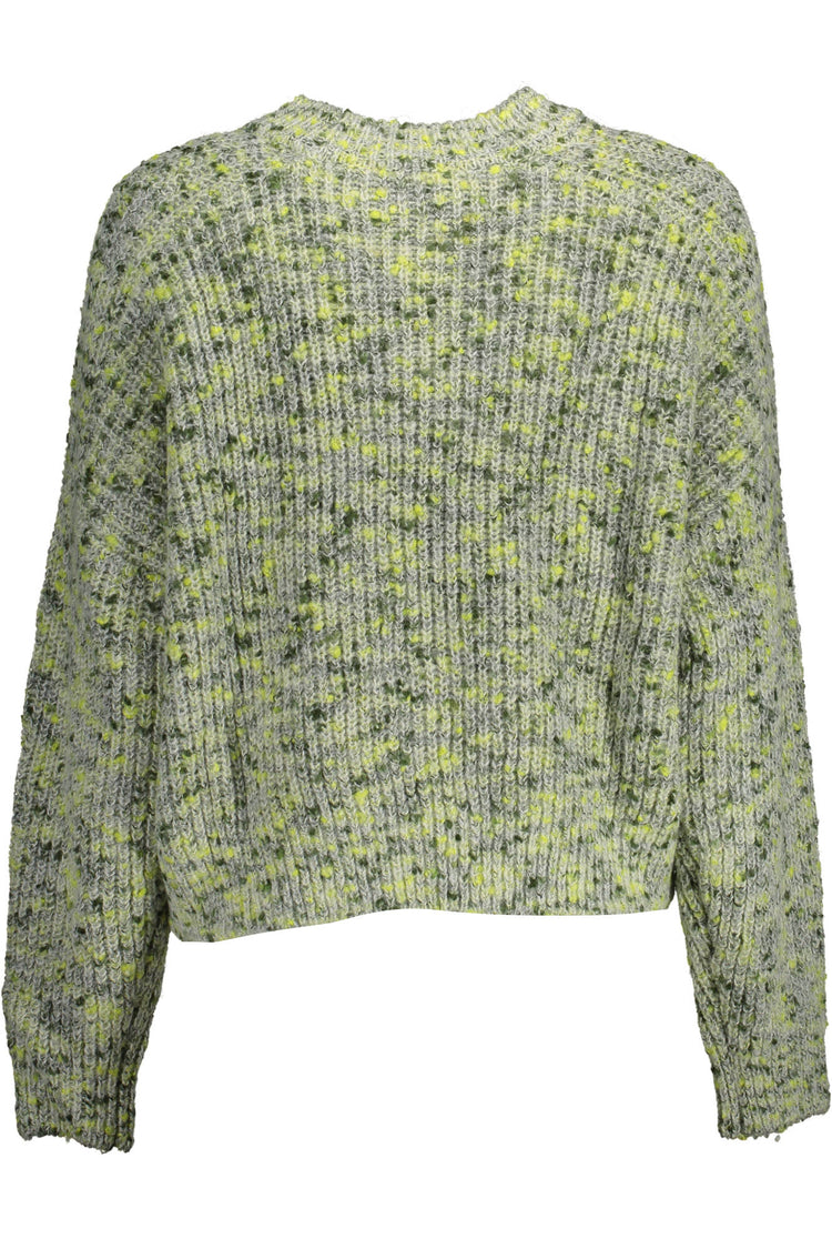 Camisola DESIGUAL de mulher verde