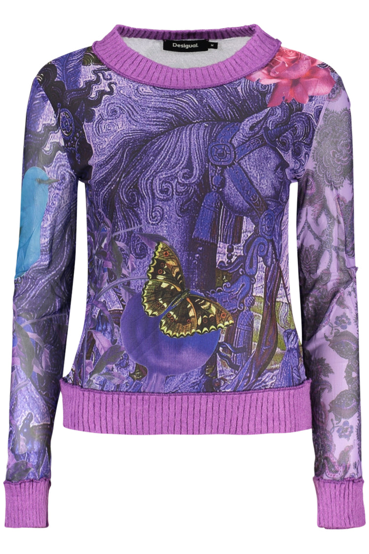 Camisola DESIGUAL de mulher roxa