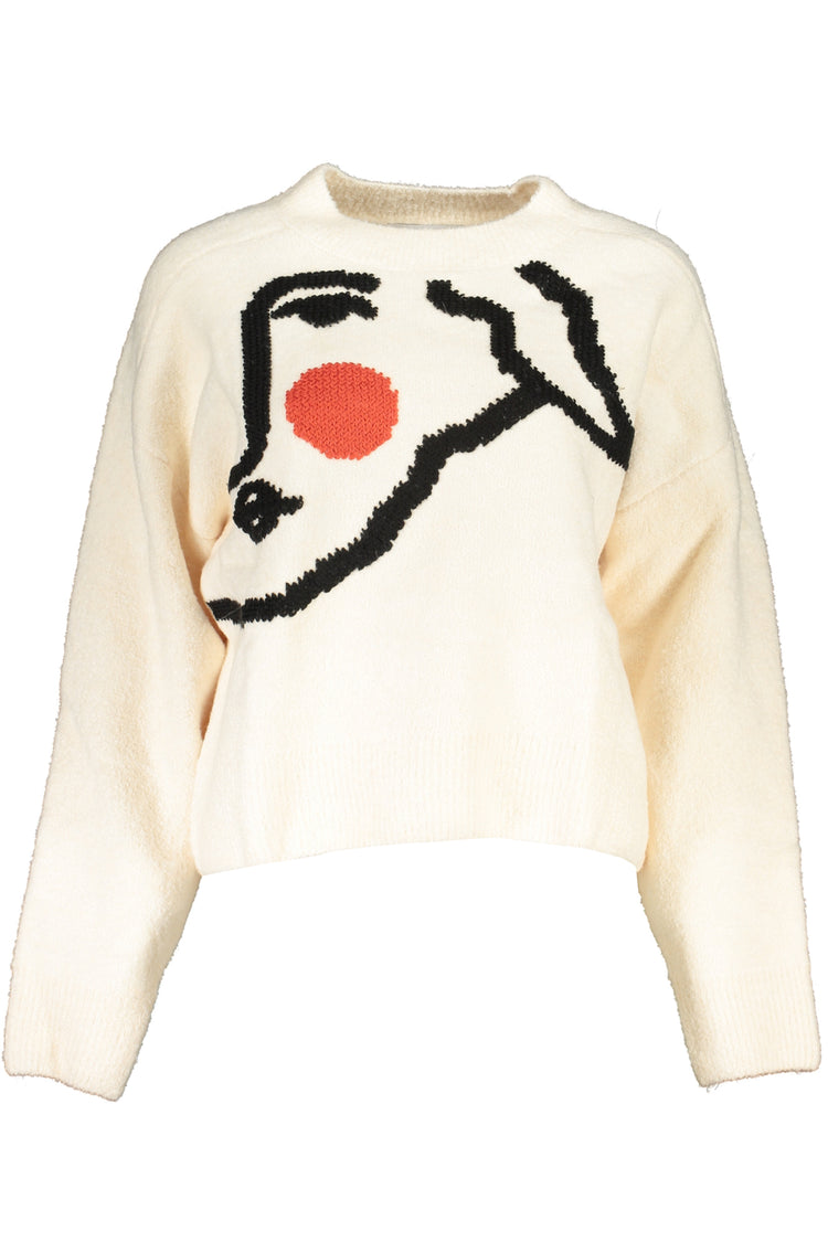 Camisola DESIGUAL de mulher branca