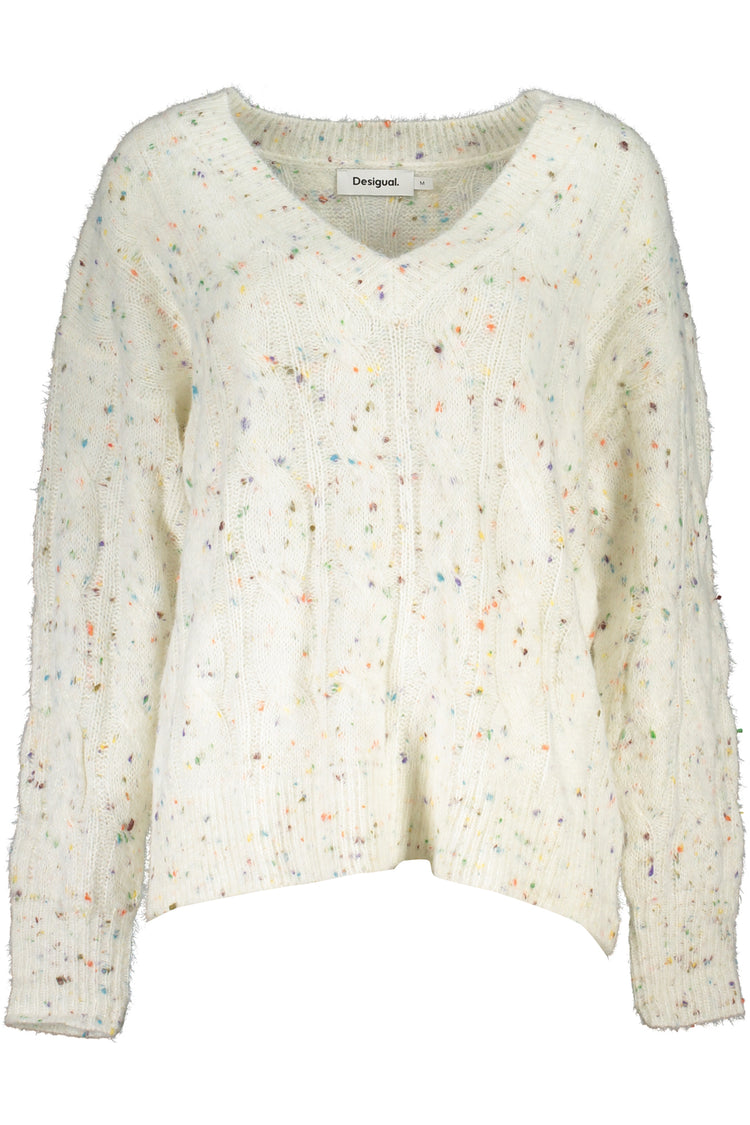 Camisola DESIGUAL de mulher branca