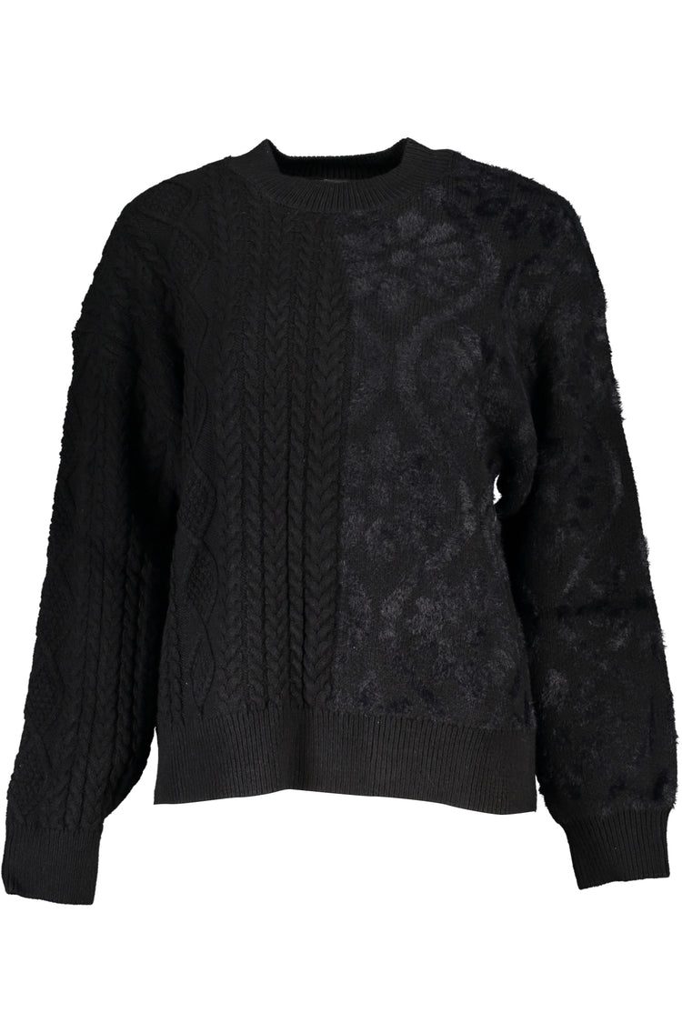 Camisola DESIGUAL de mulher preta