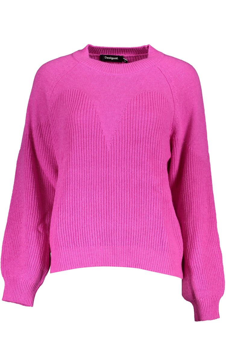 Camisola DESIGUAL de mulher rosa