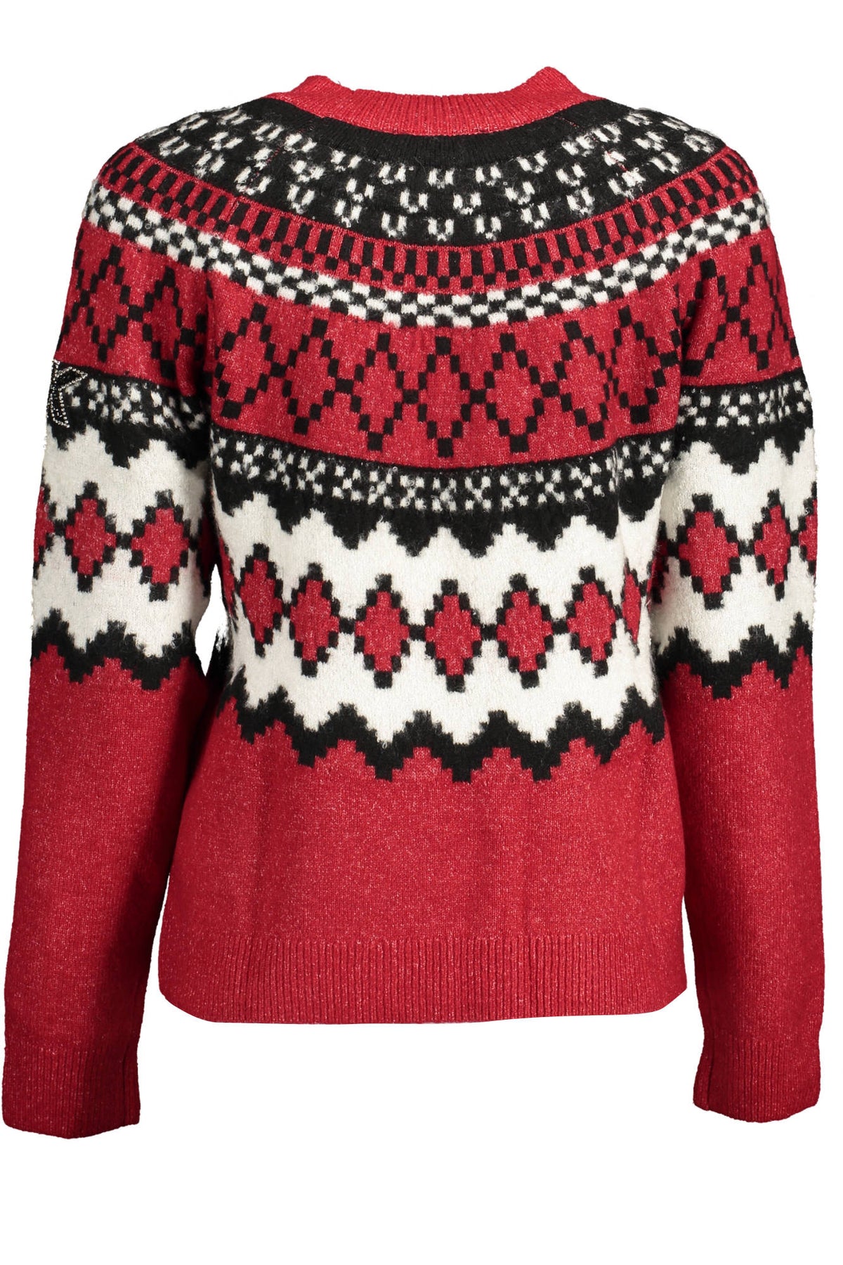 Camisola DESIGUAL de mulher vermelha