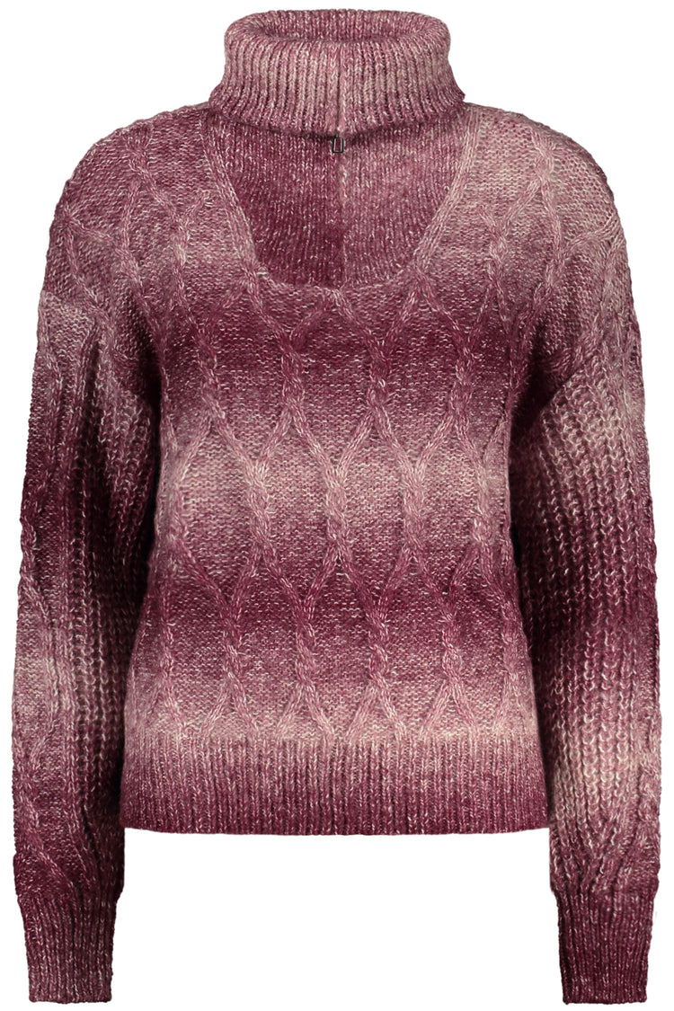 Camisola DESIGUAL de mulher roxa