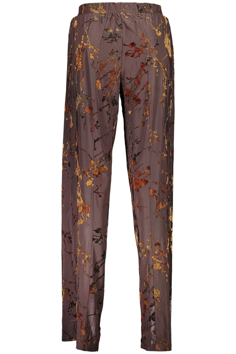 Calças DESIGUAL de mulher castanhas