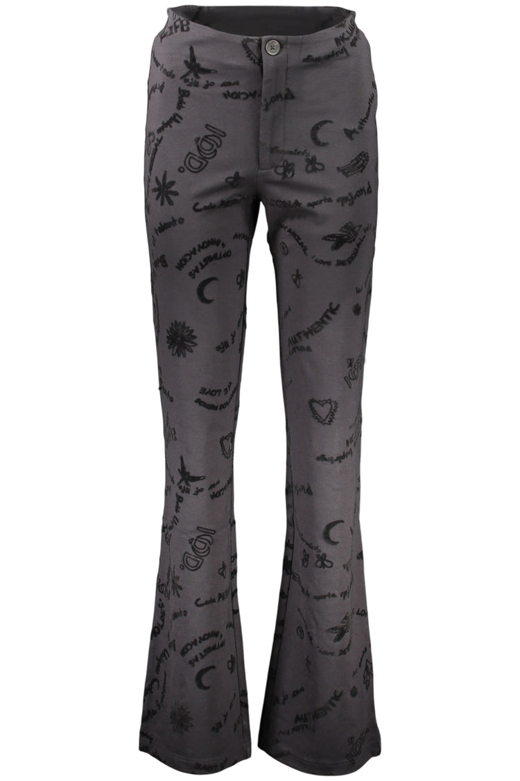 Calças DESIGUAL de mulher pretas