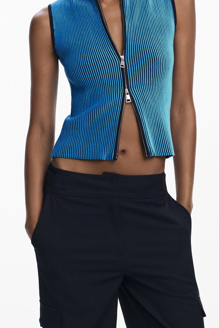 Calças DESIGUAL de mulher pretas