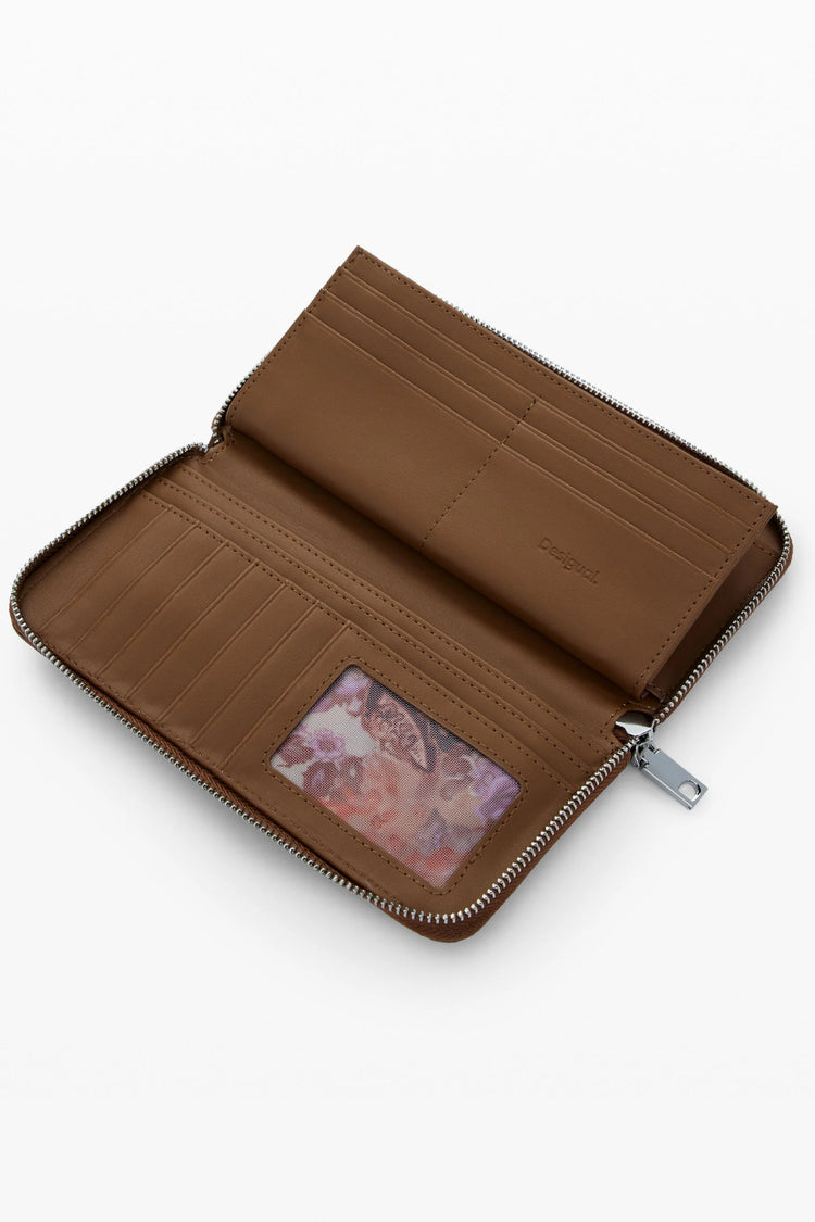 Carteira DESIGUAL de mulher castanha