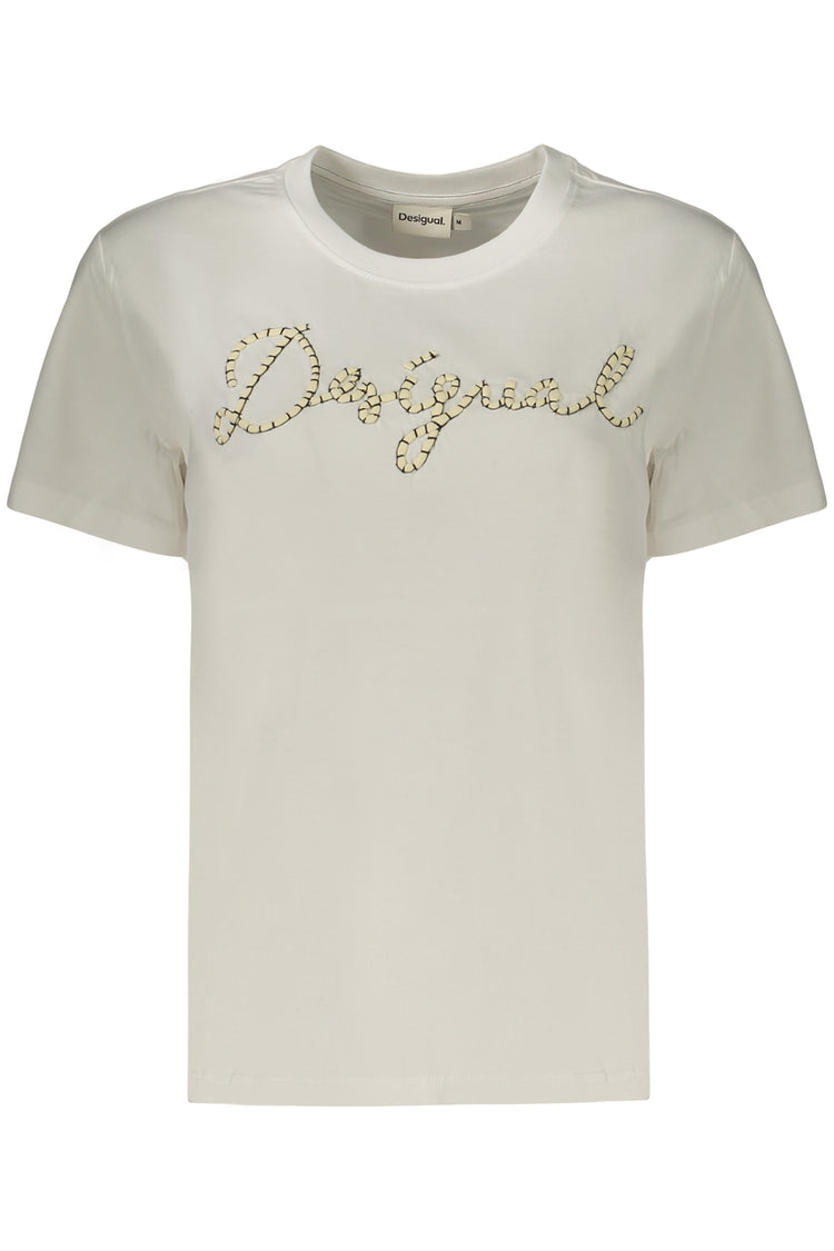T-shirt DESIGUAL de mulher branca