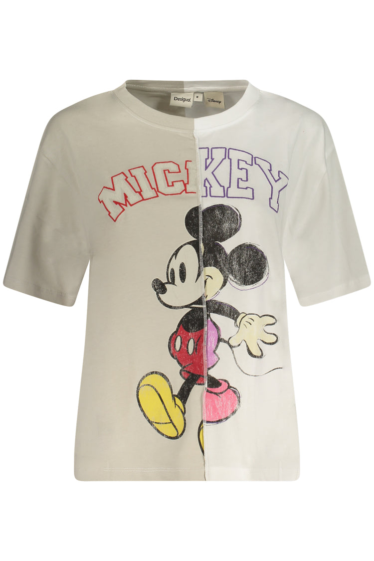 T-shirt DESIGUAL de mulher branca