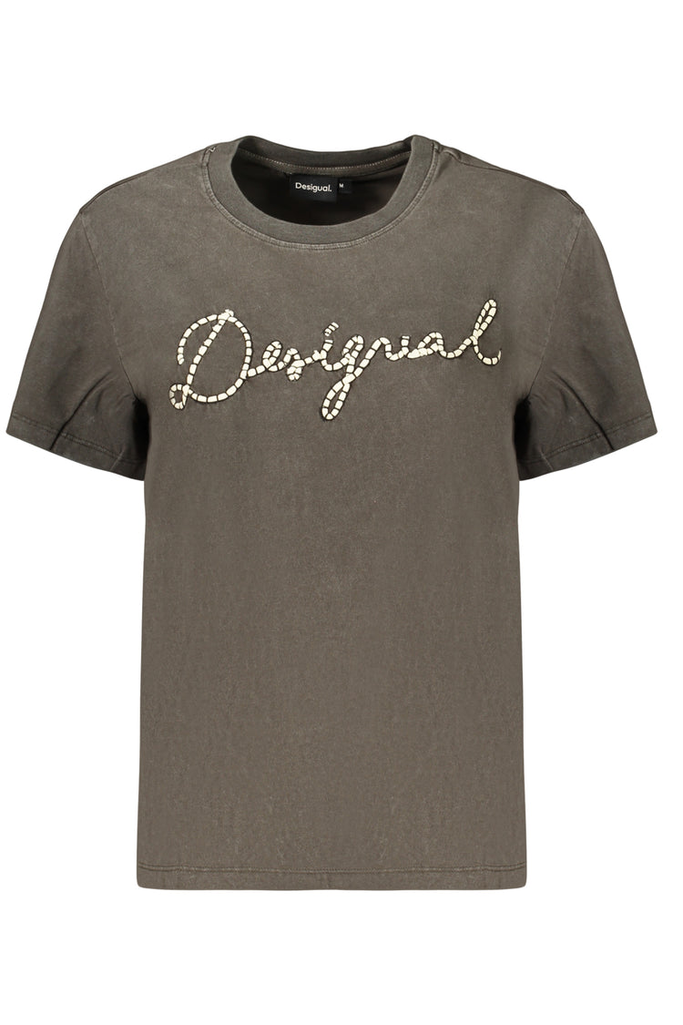 T-shirt DESIGUAL de mulher cinzenta