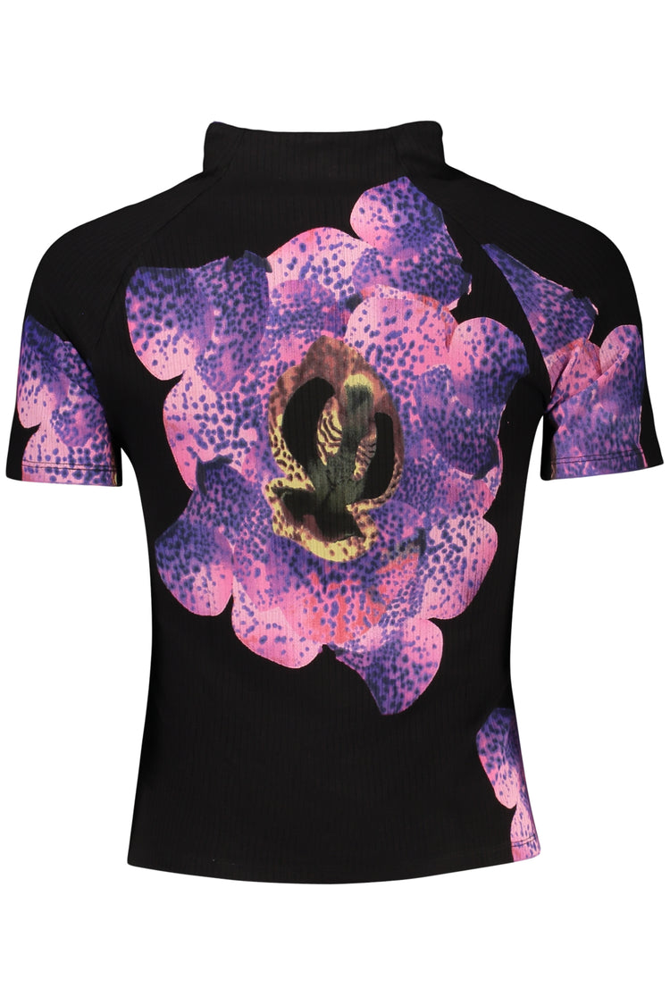 T-shirt DESIGUAL de mulher preta