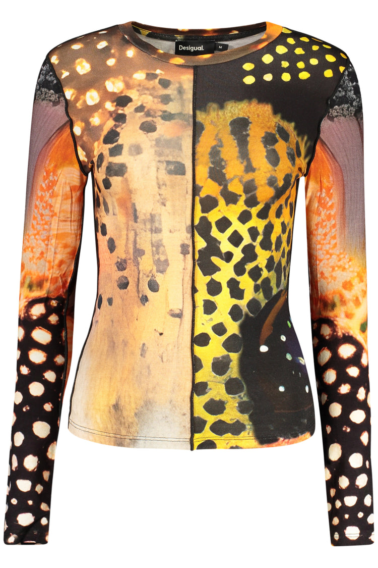 T-shirt DESIGUAL de mulher laranja
