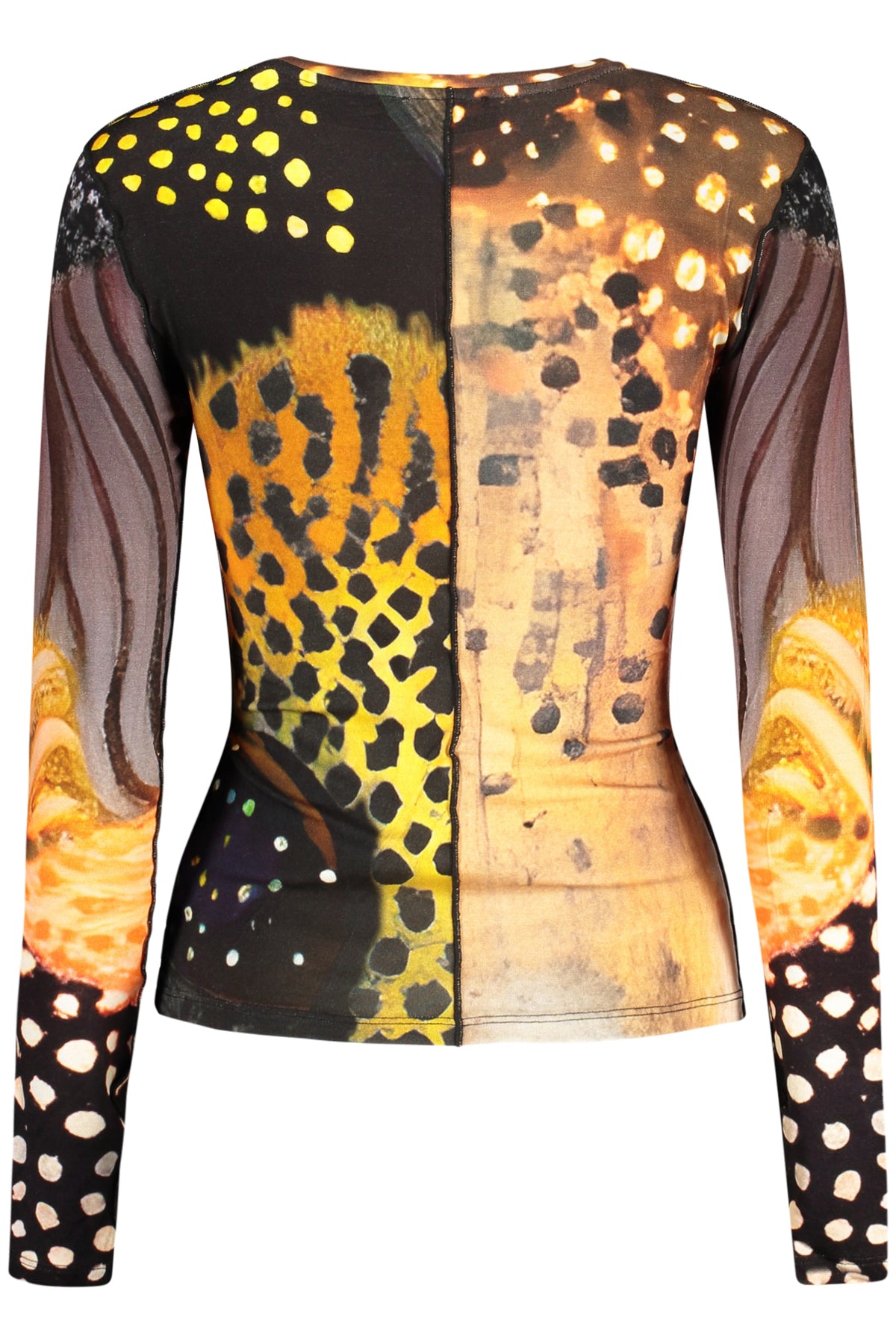 T-shirt DESIGUAL de mulher laranja