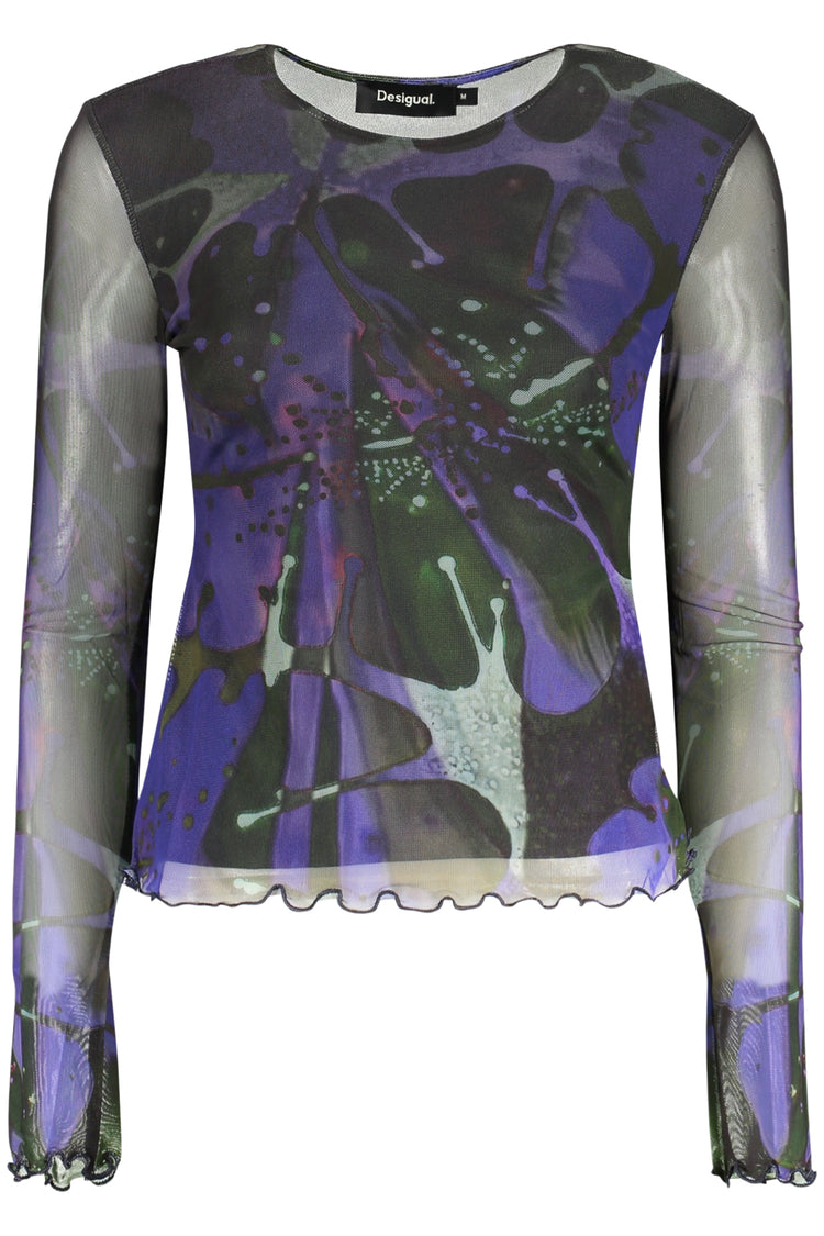 T-shirt DESIGUAL de mulher azul