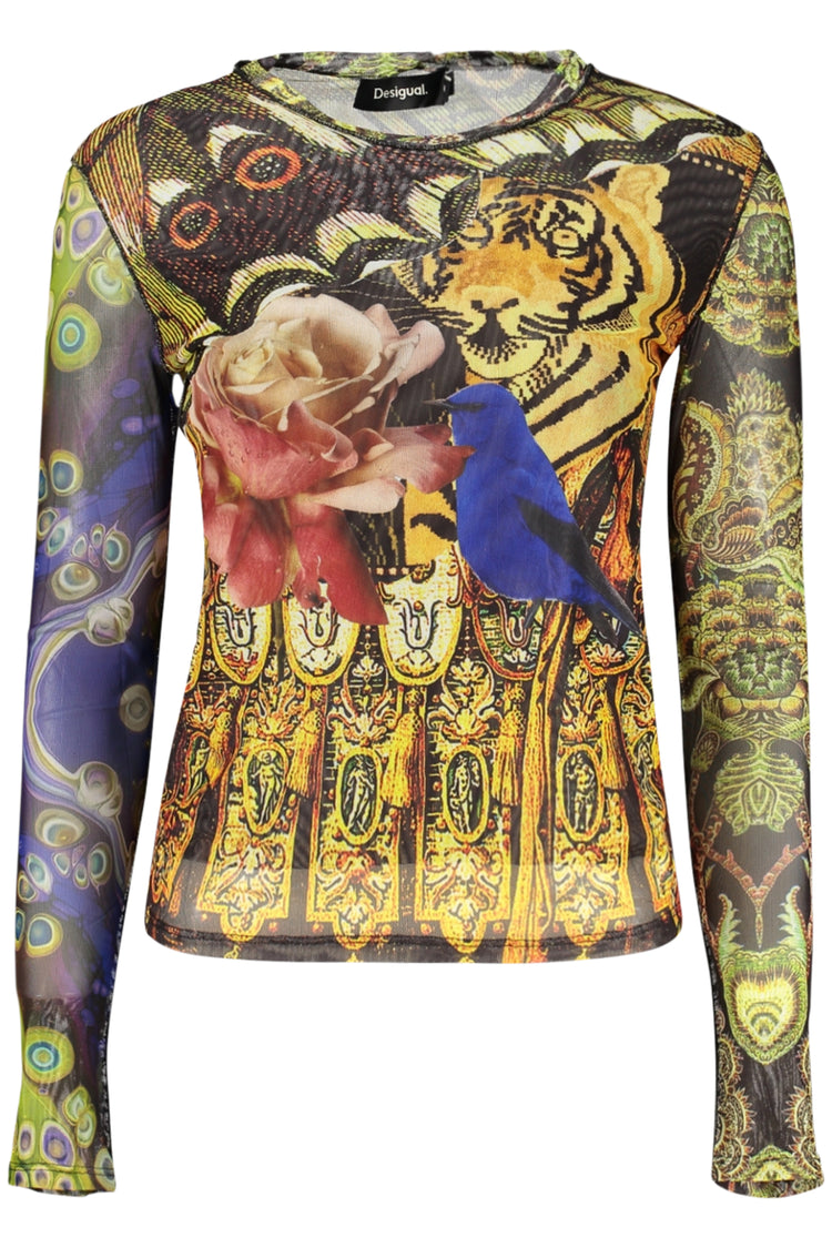 T-shirt DESIGUAL de mulher amarela