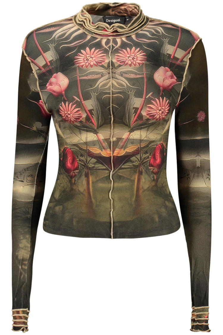 T-shirt DESIGUAL de mulher preta