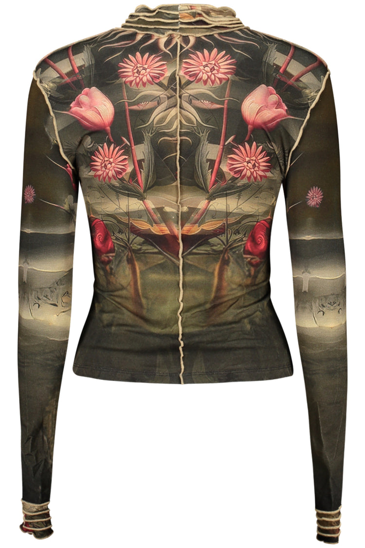 T-shirt DESIGUAL de mulher preta