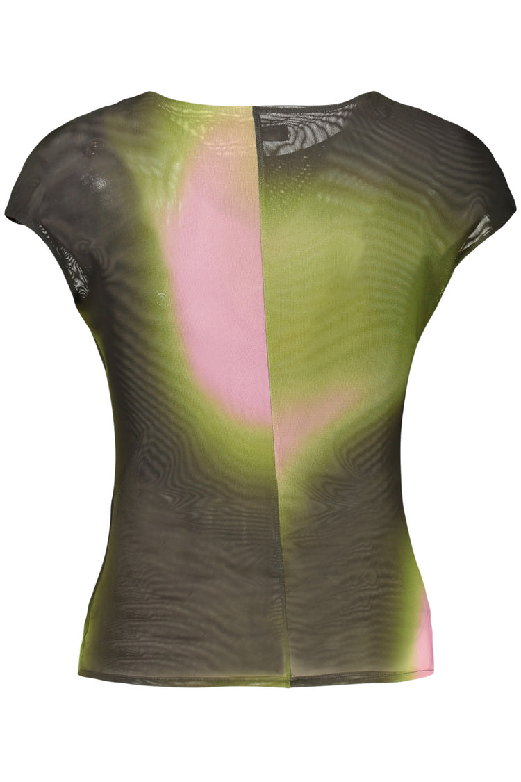 T-shirt DESIGUAL de mulher verde