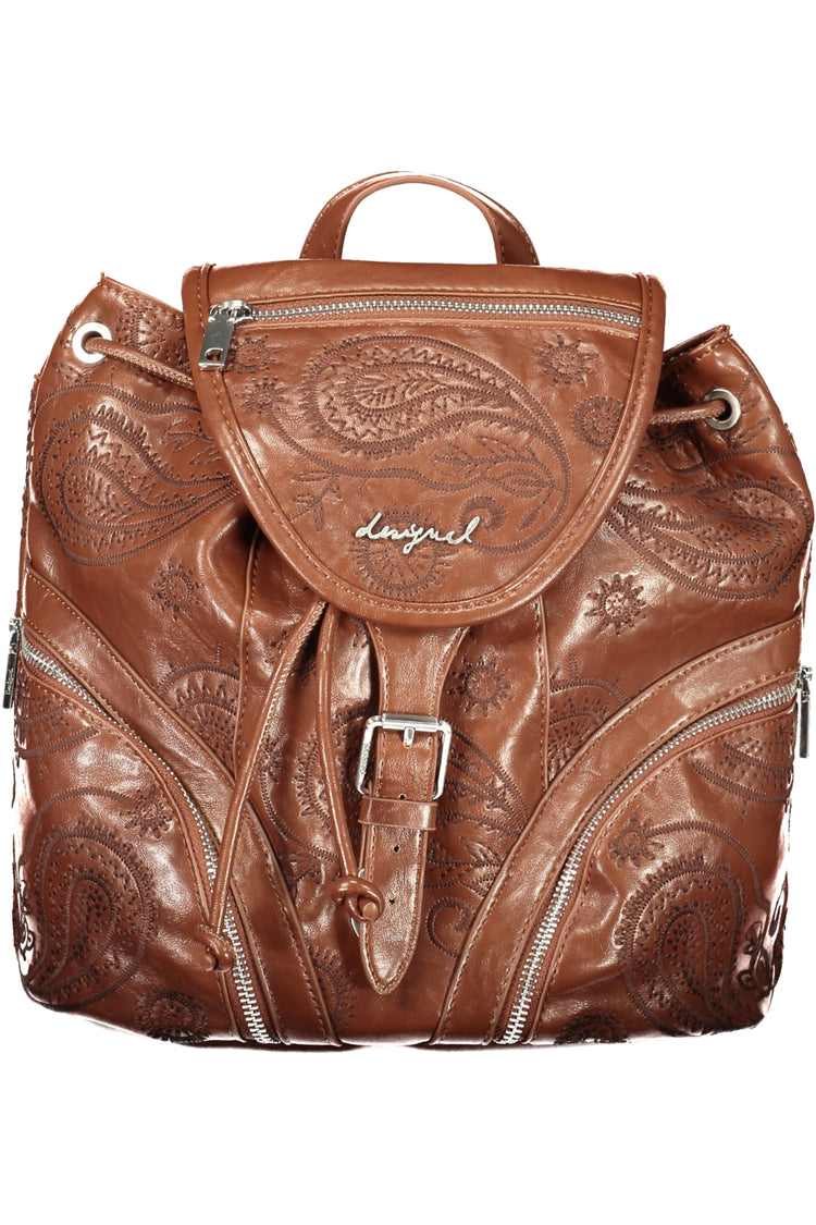 Mochila DESIGUAL de mulher castanha