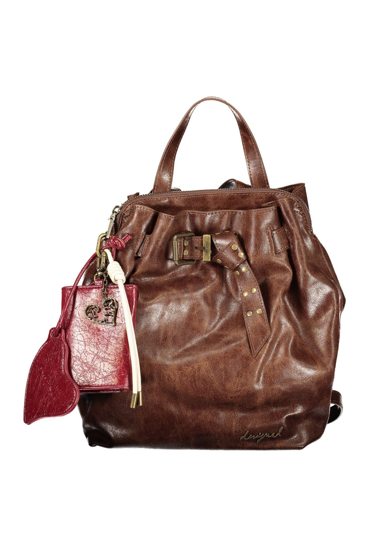 Mochila DESIGUAL de mulher castanha