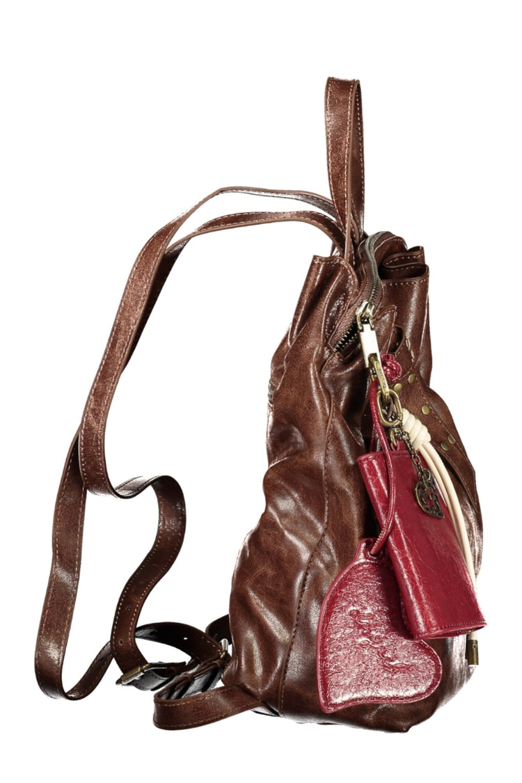 Mochila DESIGUAL de mulher castanha