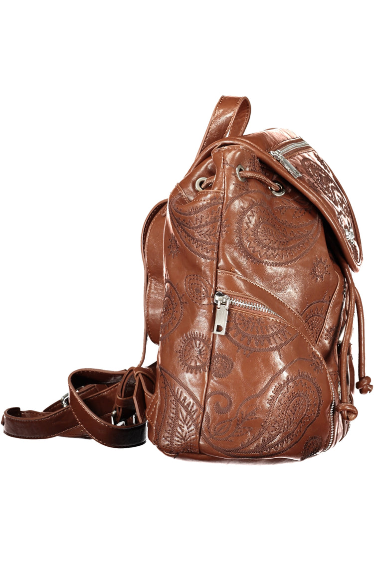 Mochila DESIGUAL de mulher castanha