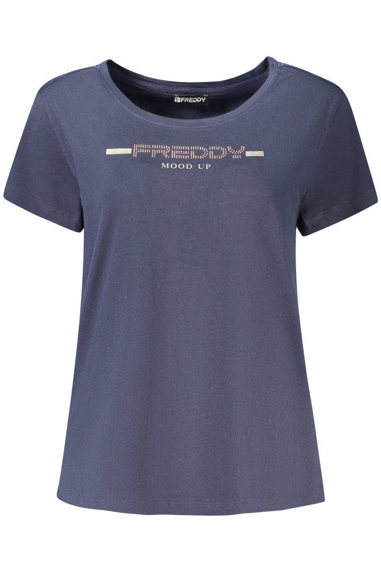 T-shirt FREDDY de mulher azul