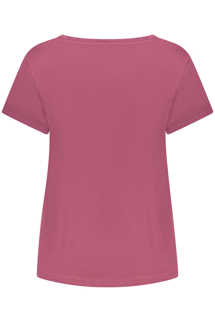 T-shirt FREDDY de mulher roxa